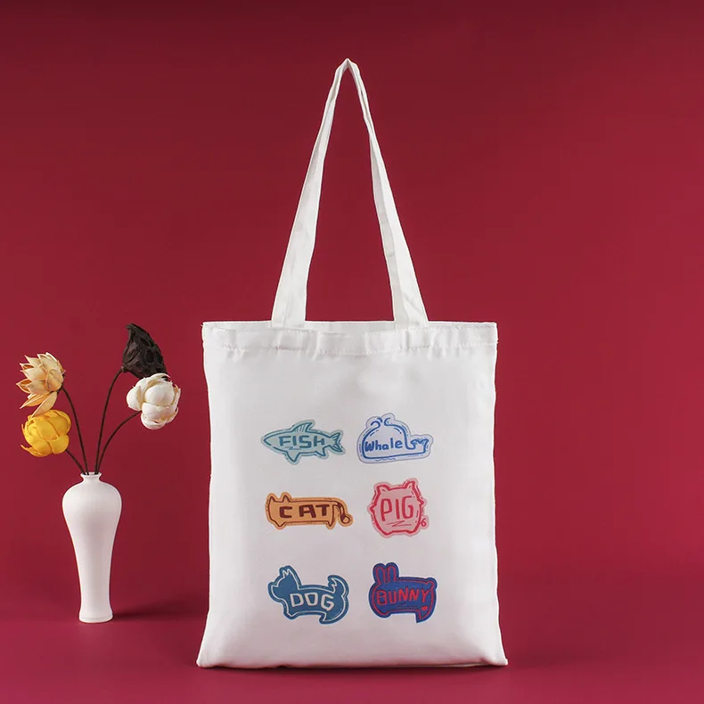 

Durable Heavy Oganic Cotton Bag Tote Packaging Bags With Logo, Customized