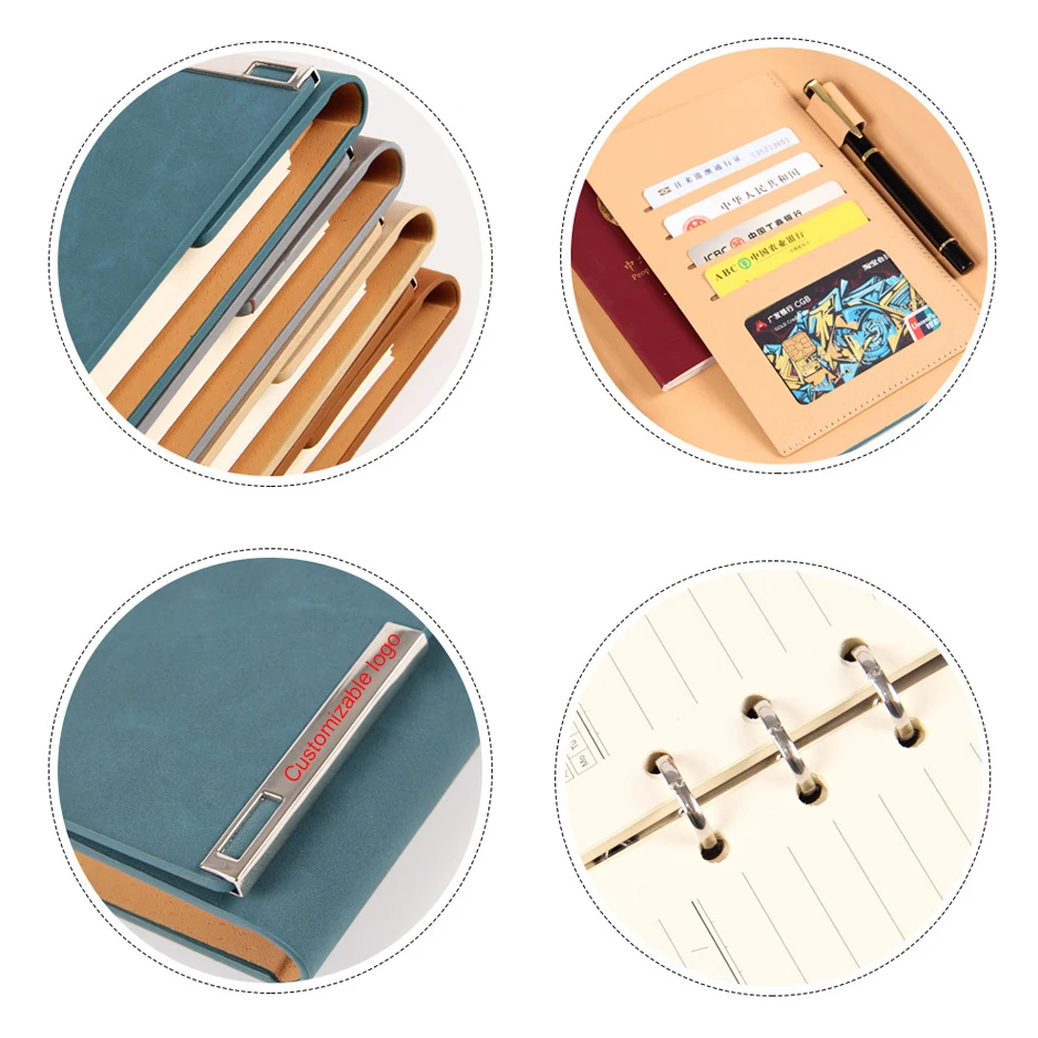 A5 Customisable Diary Notebook Notepad Holder Note Books With