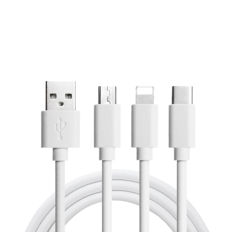 

usb charge data cable iphone type-c fast charging cable mobile, White