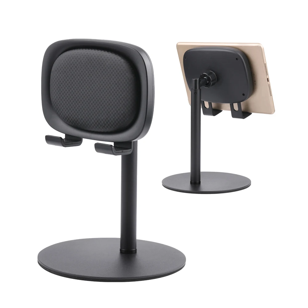 

Mobile Phone Holder Stand Aluminium Alloy Metal Tablet Desk Holders & Stands For iPhone, Black white