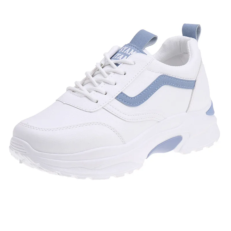 

2021 new all-match white shoes flat casual sports shoes, Customerized