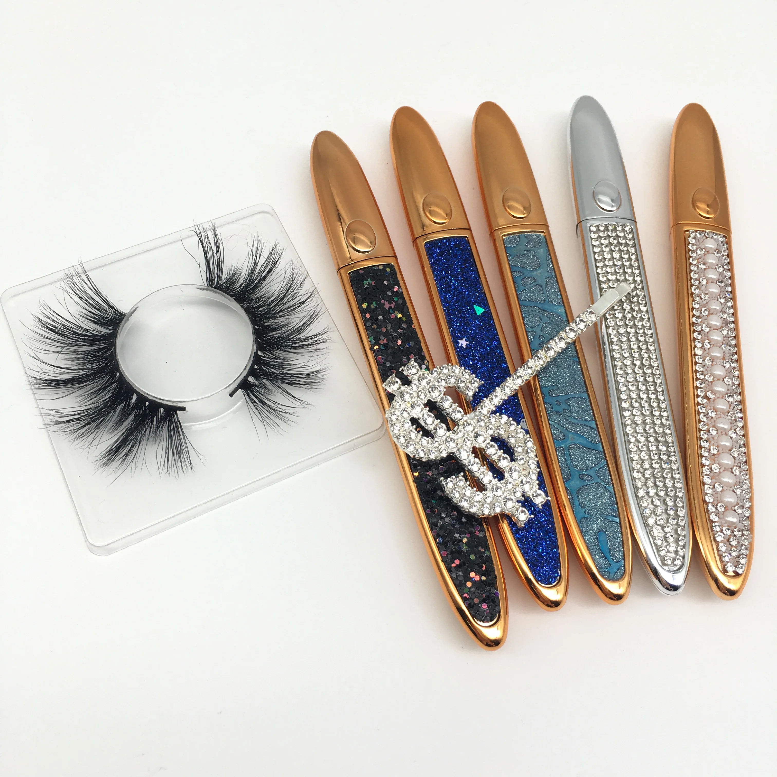

3d mink eyelashes eyelash glue pen wholesale