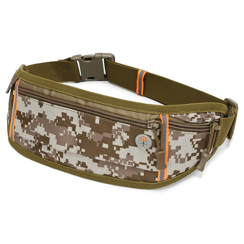 

Drop shipping Cross-border new sports men's mobile phone waterproof multi-functional Outdoor tactical Waist bag, Camouflage,green,brown,black