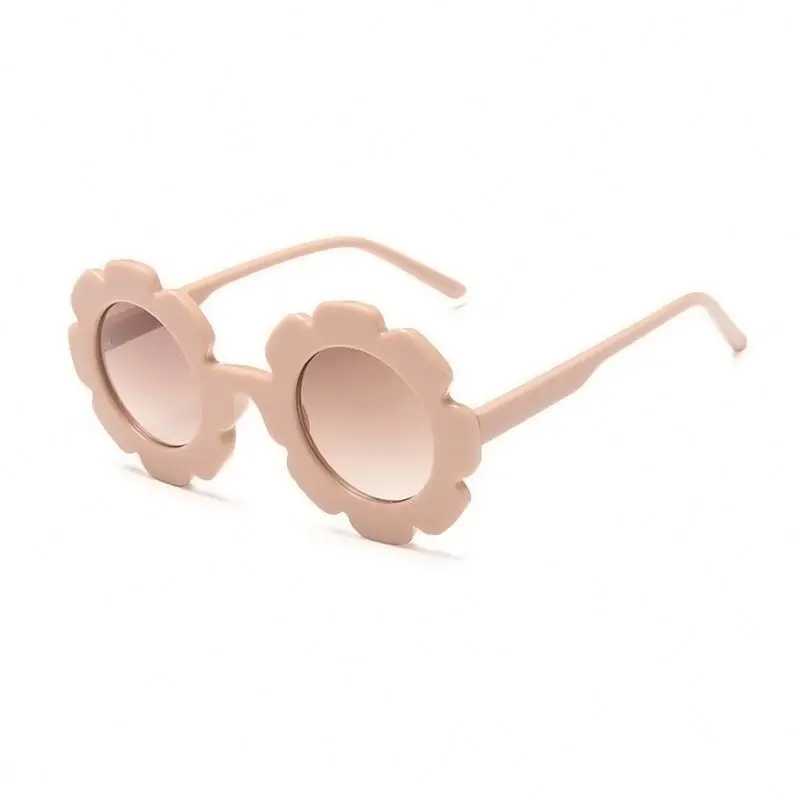 

Wholesale Vintage Design Trendy Flower Frame Boy And Girl Fashion Toddler Children Baby Sunglasses 2021