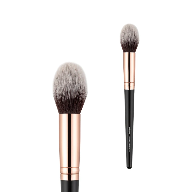 

Anmor Professional Make Up Brushes Face Highlighter Makeup Brush, Black and gray