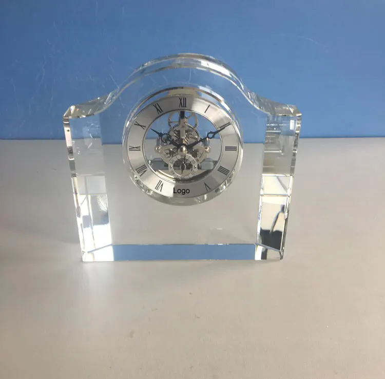 Wedding Favor K9 Glass Crystal Clock Awards