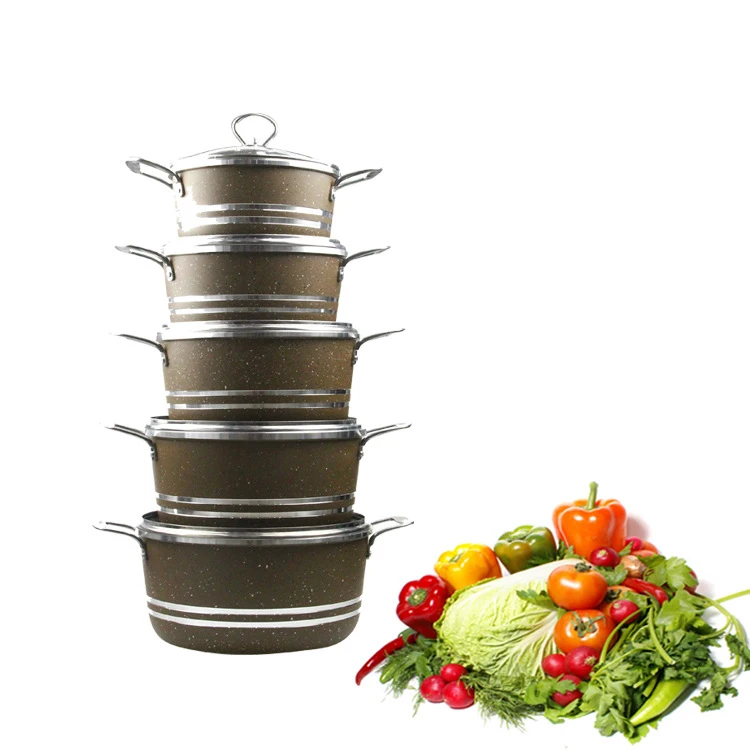 

Minimum order quantity nonstick aluminum complete offers cookware sets, Customized color