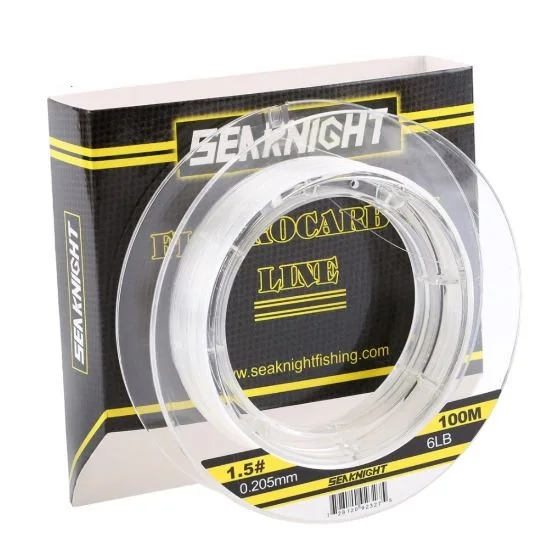 

SeaKnight SK16 New 100% Japanese 100M Fluorocarbon Fishing Line 1.8 Carbon Monofilament Carp Wire Leader Line 3-50LB
