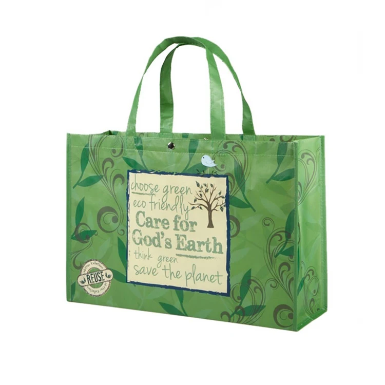 Custom Logo Slogan Eco Friendly Recycle Reusable Nonwoven Shoulder Bags Pp Non Woven Fabric