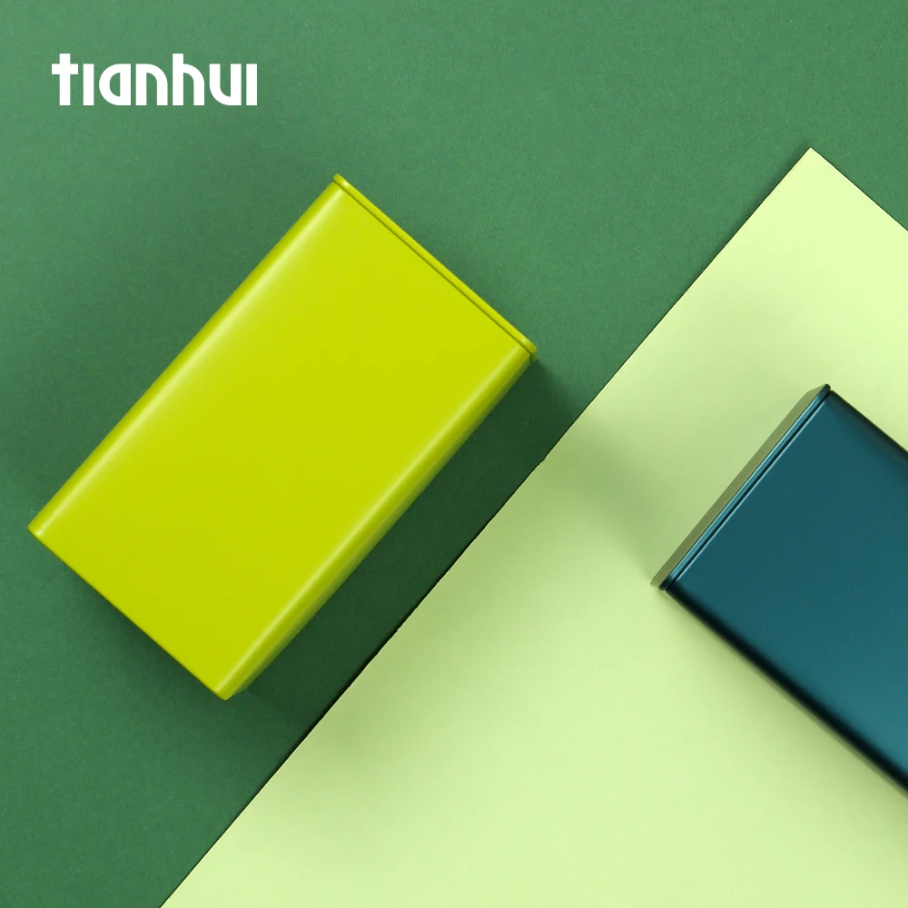 
Tianhui Tinplate Material Environmental Wedding Gift Tube Packaging Tea Box 