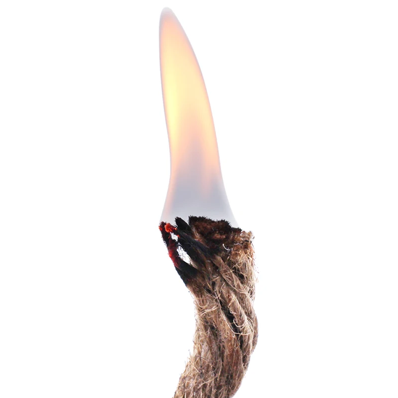 Bushcraft Natural Quick Wick Tinder Wax Infused Jute Fire Starter Rope