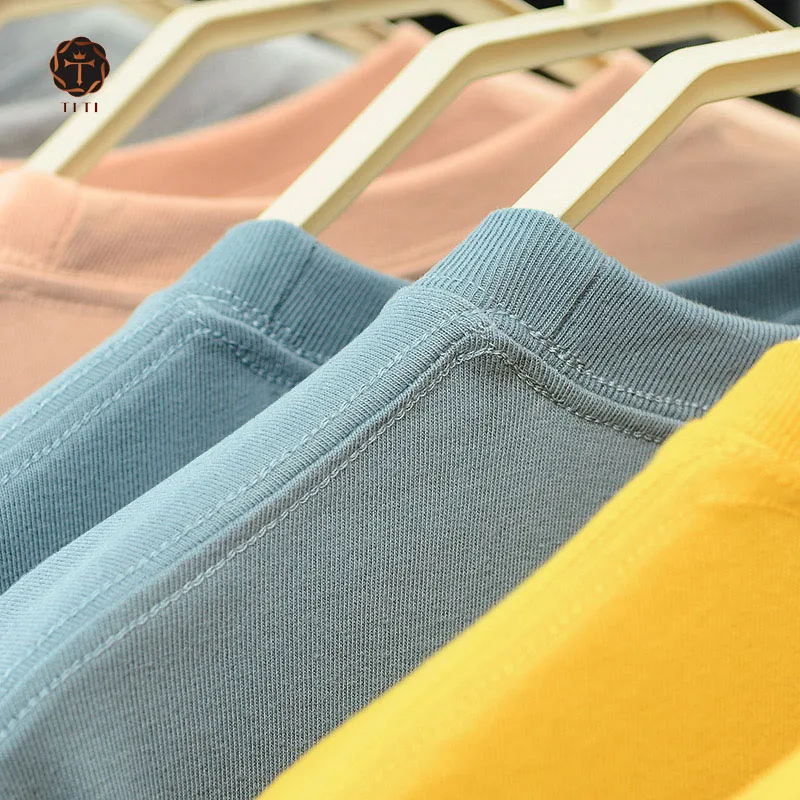 TT Custom 230gsm 280gsm 300gsm 320gsm Tshirt Heavyweight Oversized Tshirt Drop Shoulder 100 Cotton Custom t Shirt