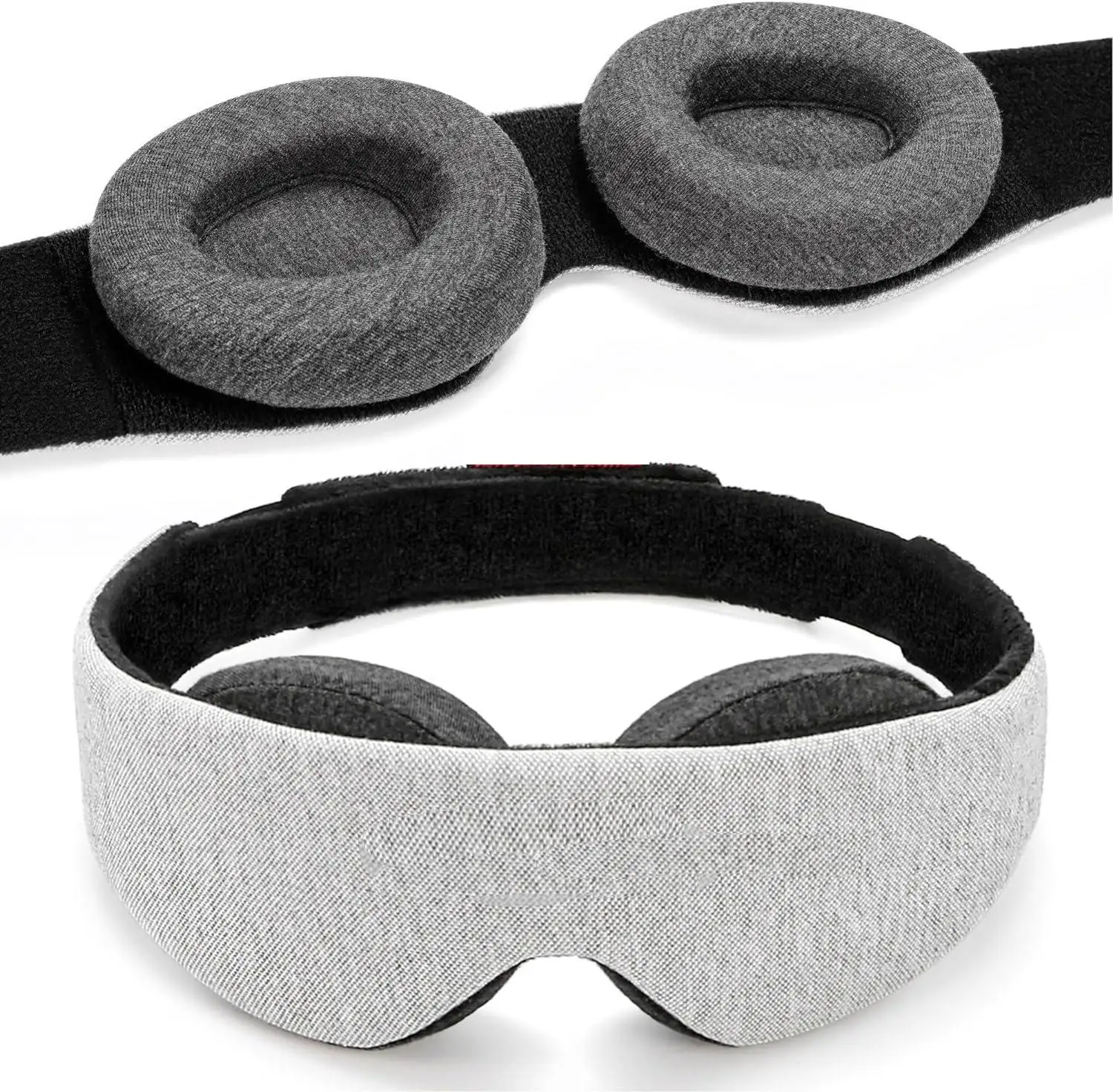 Adjustable Cup Light-Blocking Sleep Mask New Factory Customization Memory Foam Eye Care Mask Cup Shading Eye Health Supplies