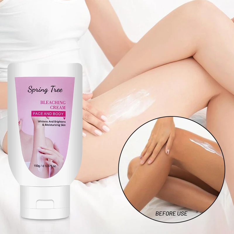 

Private label Organic vegan Turns white in one second body whitening cream for dark skin whitening cream