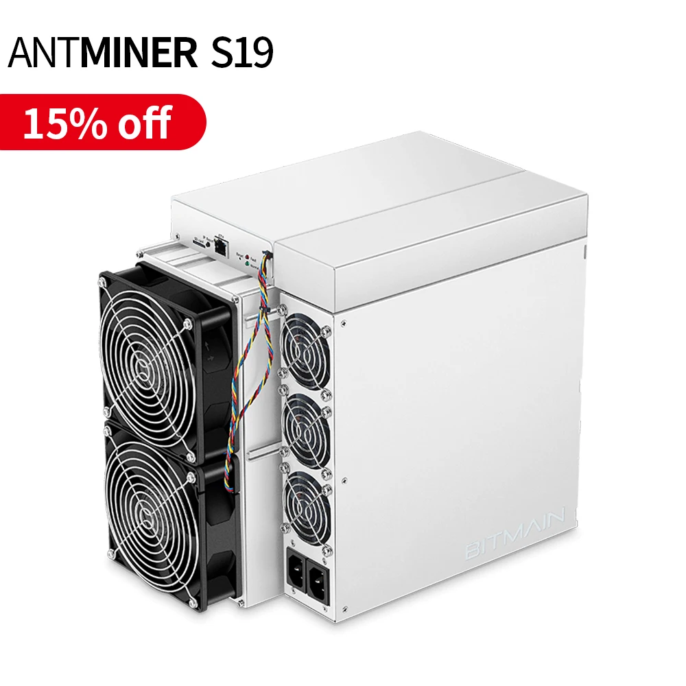 

ASIC miner Bitmain Antminer S19 Pro Bitcoin miner 110TH with APW3++ PSU New or second hand free delivery and 6 months warranty