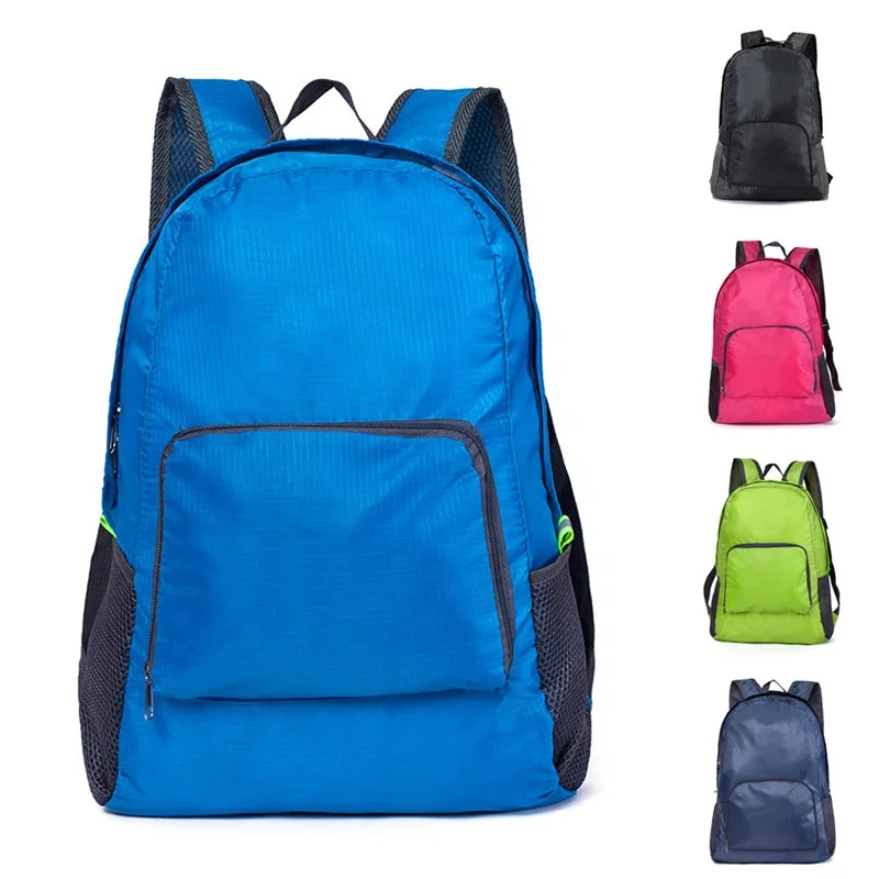 

Lightweight Ultralight nylon waterproof folding travelling backpack,backpack bag, Black , grey , blue , green and rose red