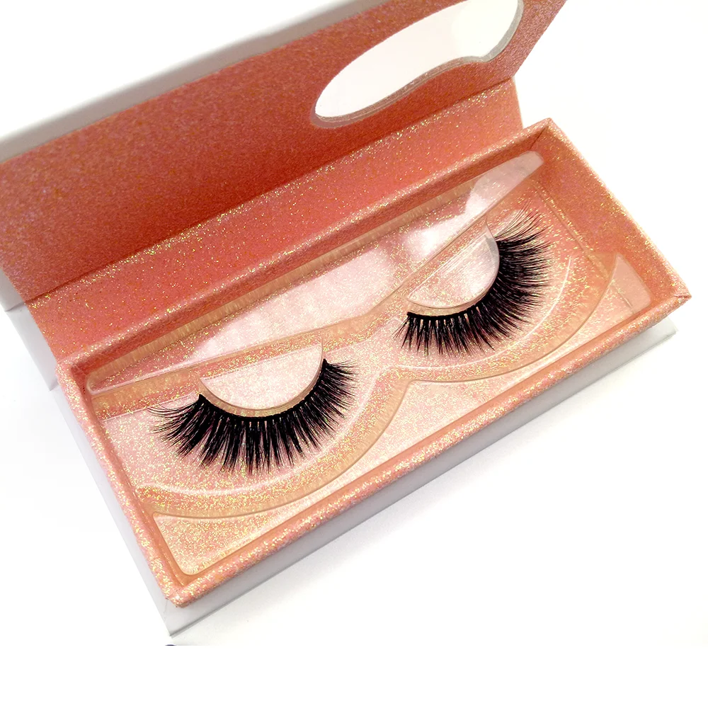 

OEM high quality handicraft hot selling faux mink eyelash with high quality packaging