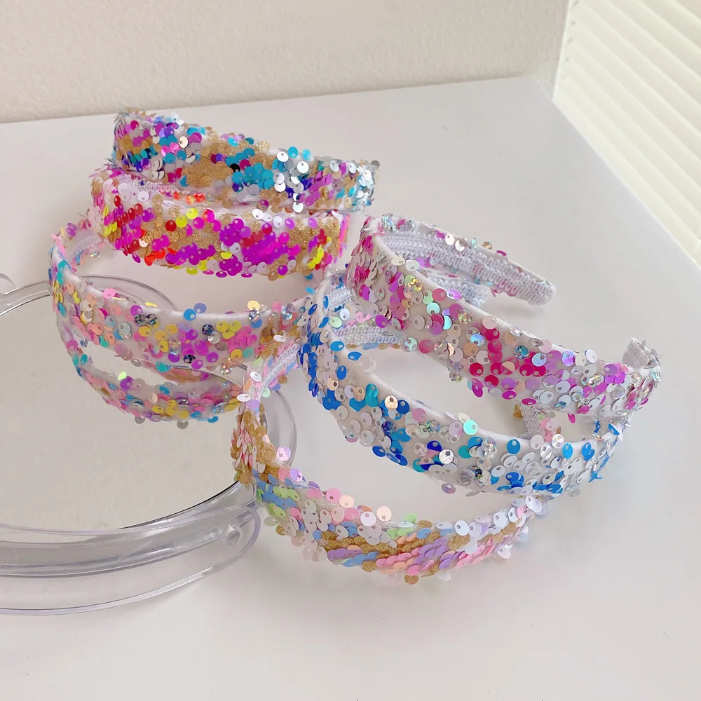 

Wholesale Colorful Bling Designer Inspired Headband Plastic Ladies Women Hairband Headbands Accessories for Girls Kids