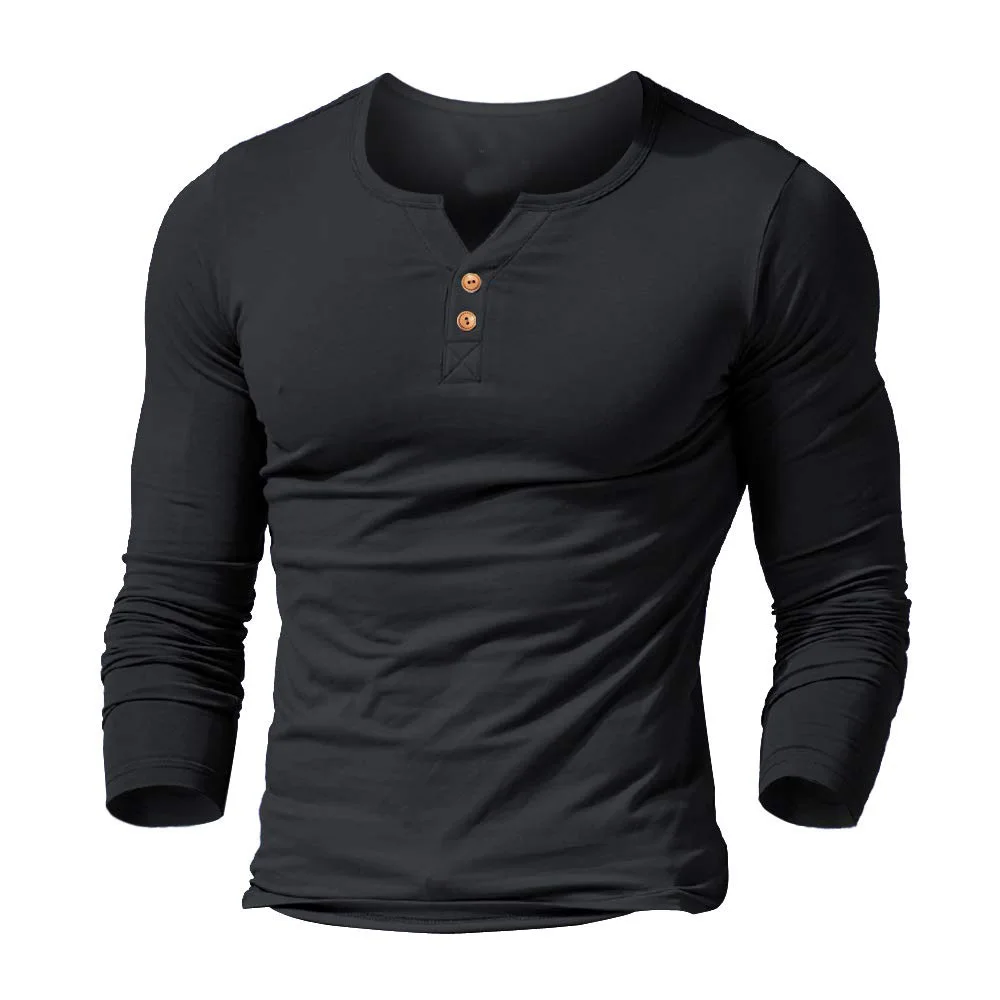 

Men's Long Sleeve Plus Size T-shirt Men's Clothing European and American Men's T-shirts