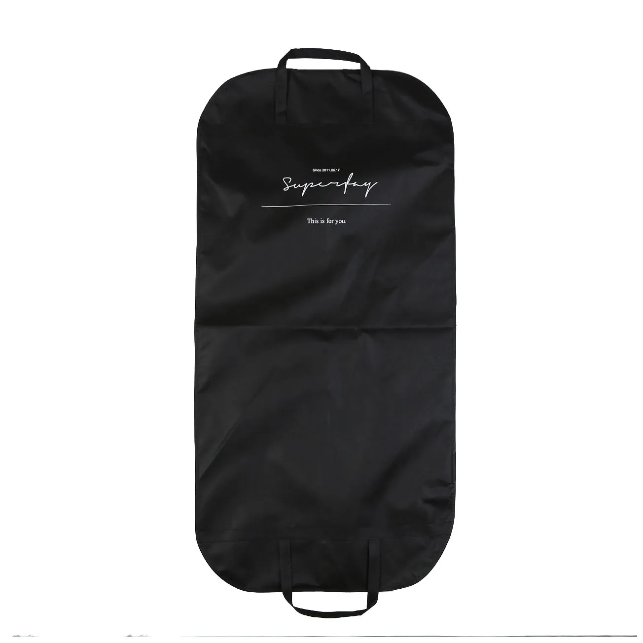 

high quality Custom Logo Reusable folding polyester Garment Suit cover Bag