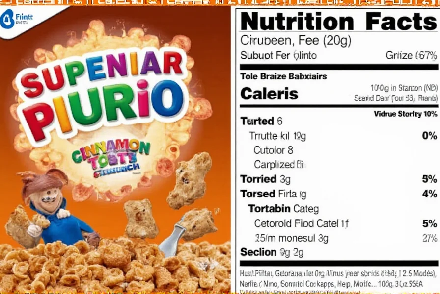 cinnamon toast crunch nutrition