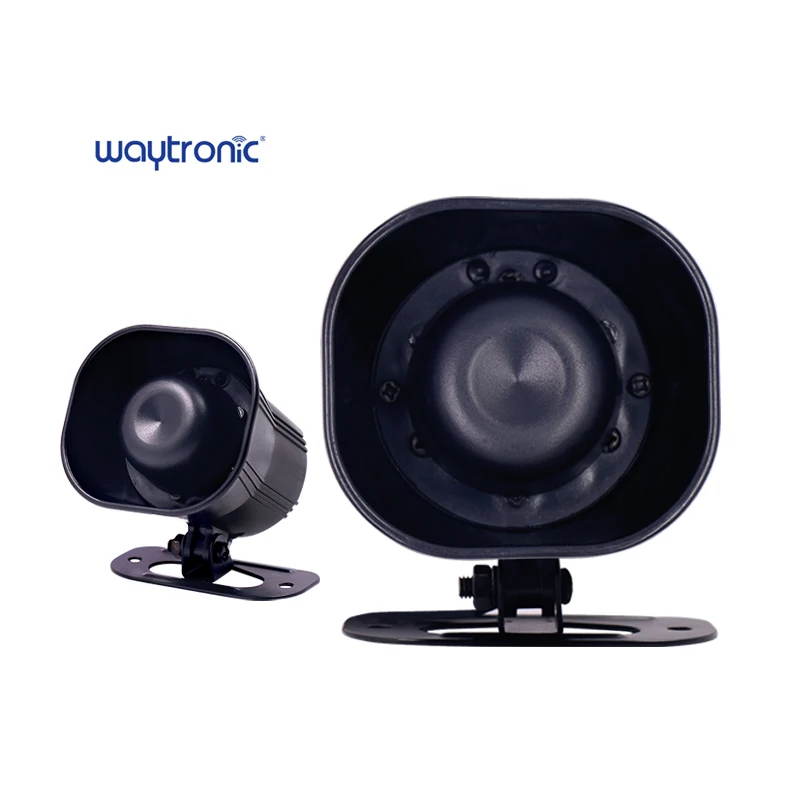 

Outdoor Industrial Grade 5-Way 12V 10W 116dB Siren Speakers Car Mp3 Sound Voice Horn Warning Alarm