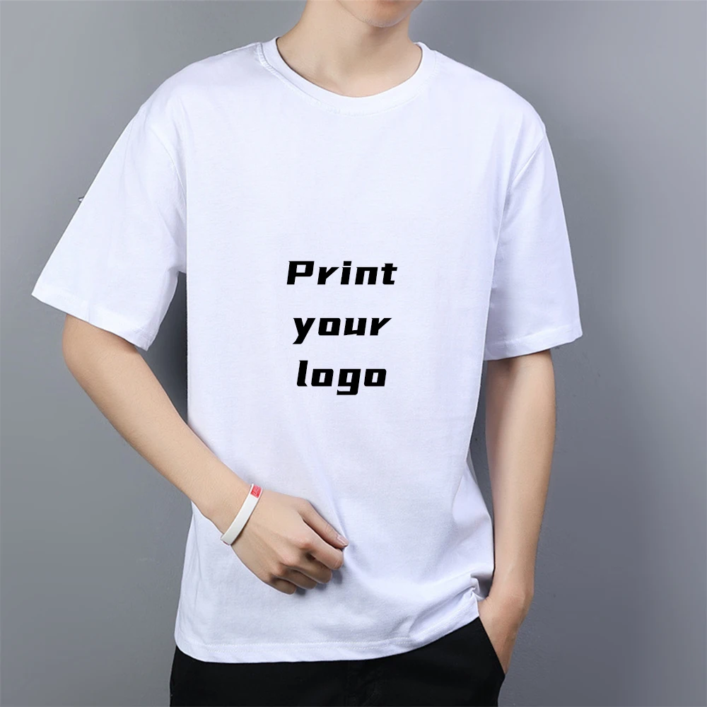 

Poleras Graphic Tee Camisetas Blancas Kaos Polos Cotton Oversized Basic Tshirts With Logo Custom Logo Printed Unisex T Shirt, Customized color