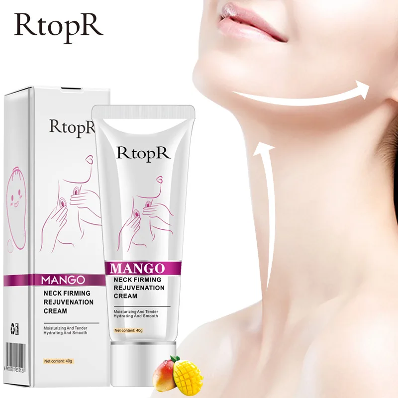 

RtopR Moisturizing Smoothing Anti Wrinkle Whitening Firming Neck Cream, White color