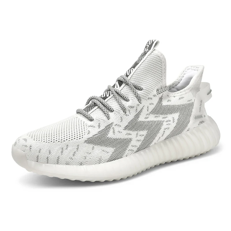 

Hot fashion top level Breathable custom logo yezzy 350 Running walking sports Shoes sneakers running shoes men's