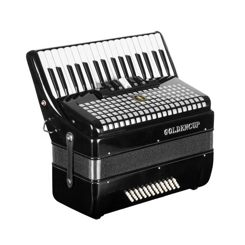 

Jh2005 gold cup brand 34Key 48 bass keyboard accordion, accordions, Black, red,blue, others as requested