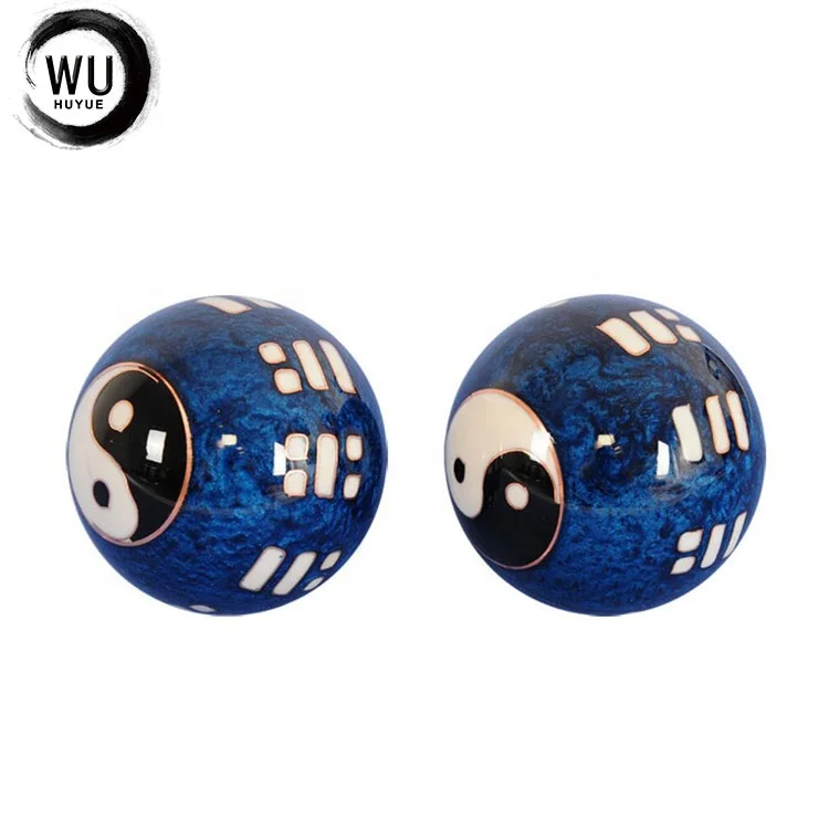 
chime meditation health yinyang chinese Wholesale Baoding Traditional Fitness Handball Iron Ball 
