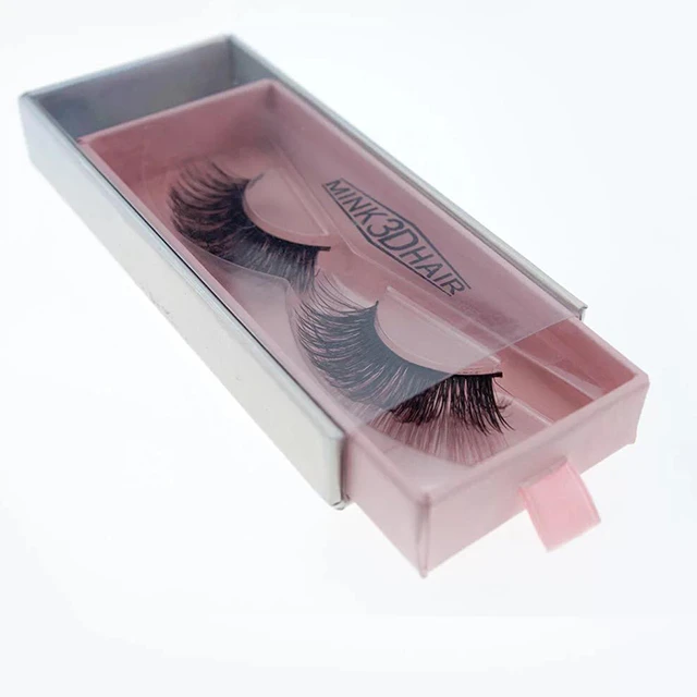 

Cruelty-free Short Natural Long 3D Mink Eye Lashes Private Label Eyelashes, Natural black