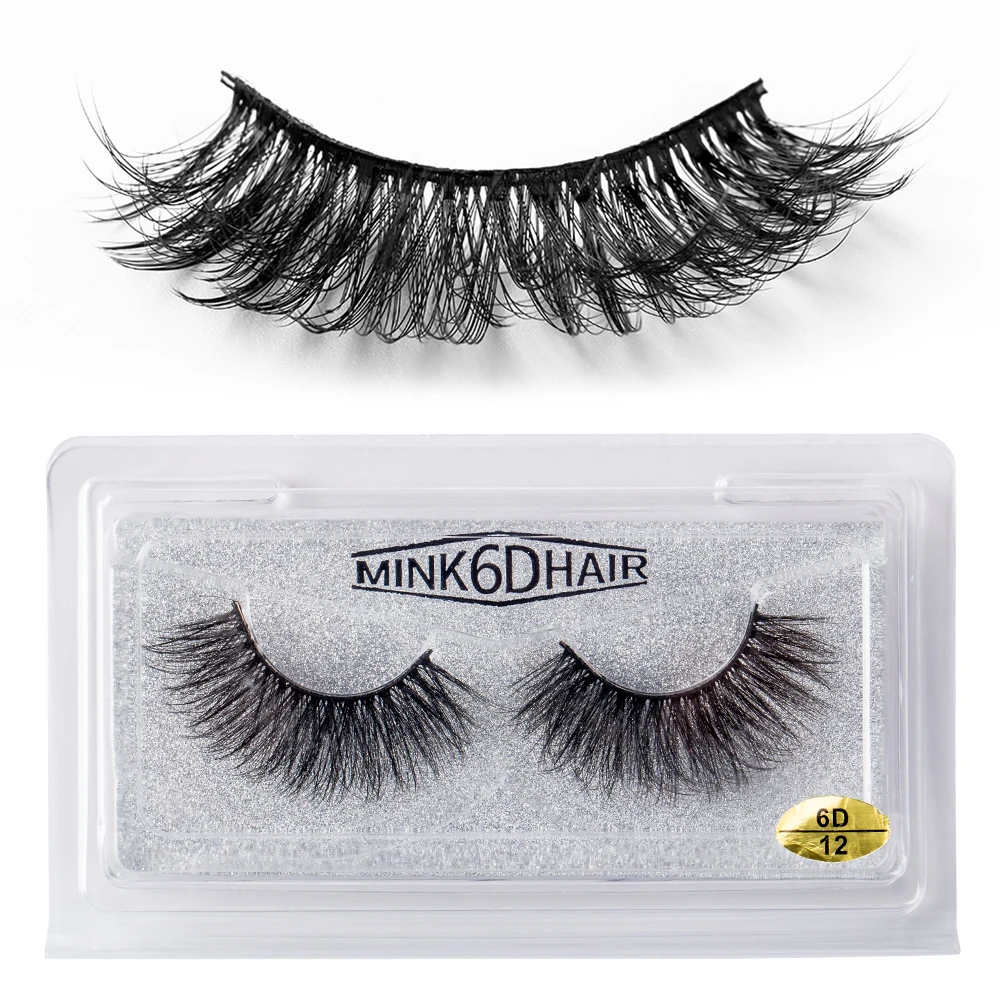 

Handaiyan 25mm 6D Mink False Eyelashes Soft Natural Thick Crisscross Handmade Eyelashes Dramatic Lashes