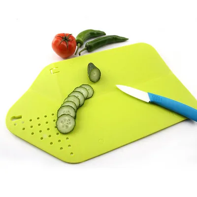 

Spot Plastic PP Water Filter Multifunctional Foldable Hanging Cutting Board, As show