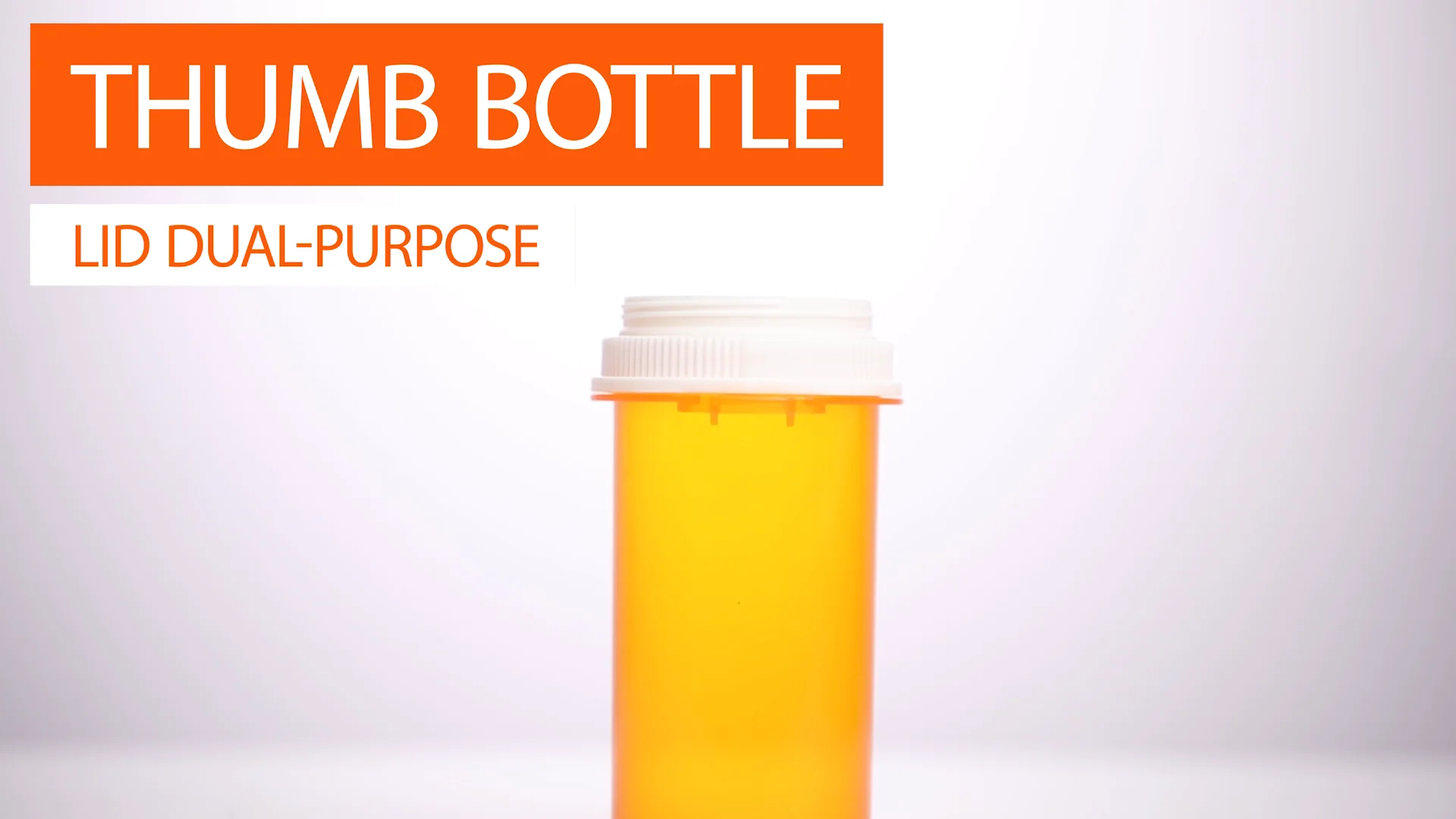 60dr Plastic Pill Containers With Reversible Caps Hospital Use Thumb