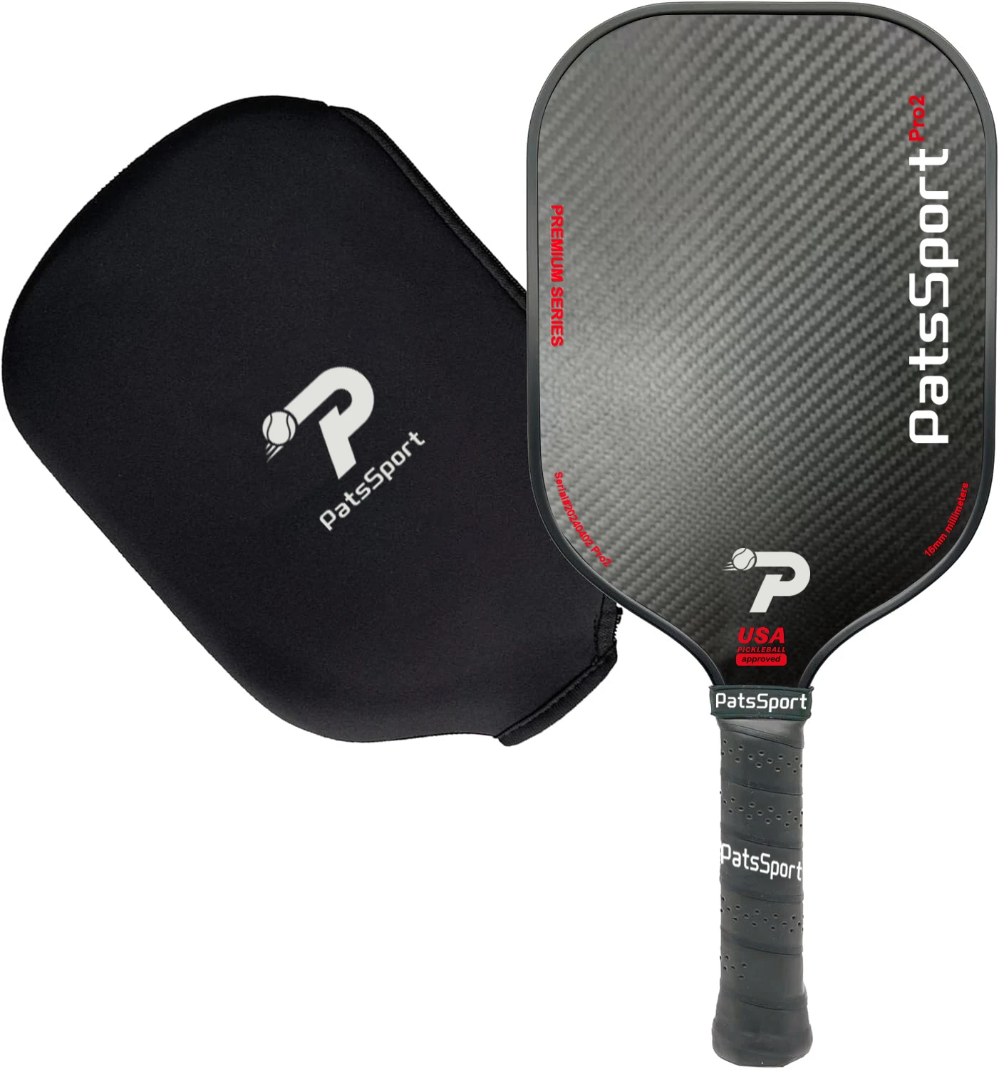 Top Ranking  OEM  Graphite 3K Carbon Fiber  Pickle Racquet Black Carbon Fiber Pickleball Paddle Offensive Type
