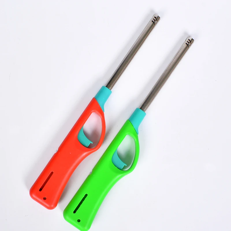 

China manufacturer cheap price refill kitchen gas lighter, Fluorescent green, red