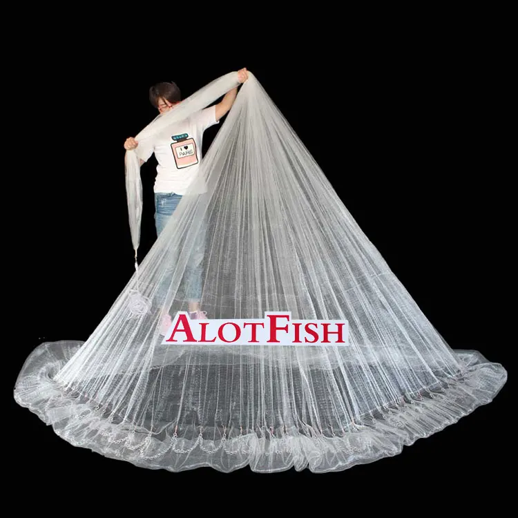 

Nylon Mono Lead Chain Bottom Pocke Cast Net Fishing Net, Clear or according to request