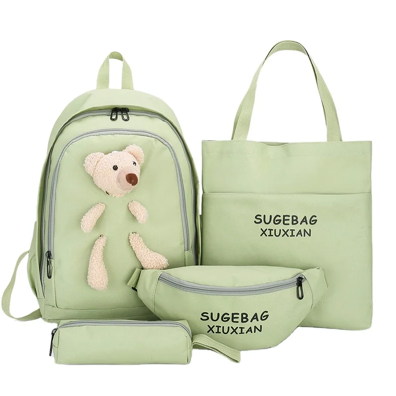 

2021 New Design girls travelling Canvas backpacks school traveling backpacks sets girls sling bags, More than 10 colors or customized