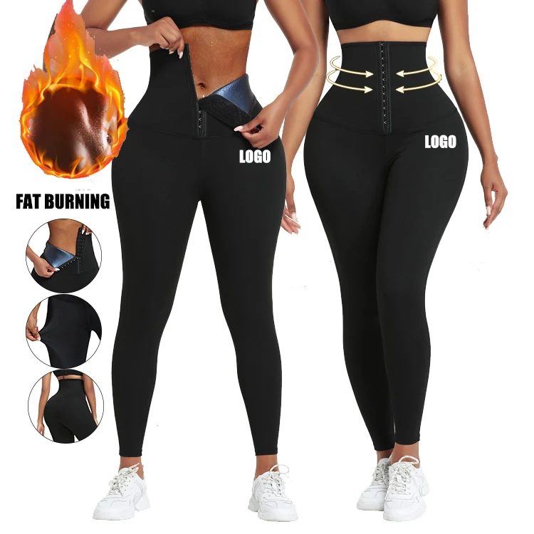 

Logo Service 2 In 1 Corset Tummy Control High Waist Fat Burning Leggings Waist Trainer Corset Leggings Waist Trainer Slimming