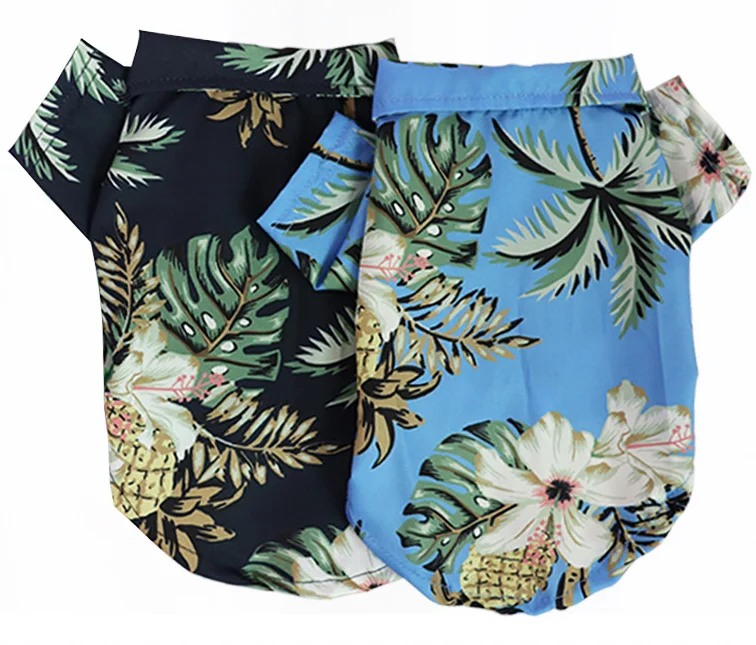 

Summer Dog Clothes Fashion Pet Shirt Printed Cat Clothes