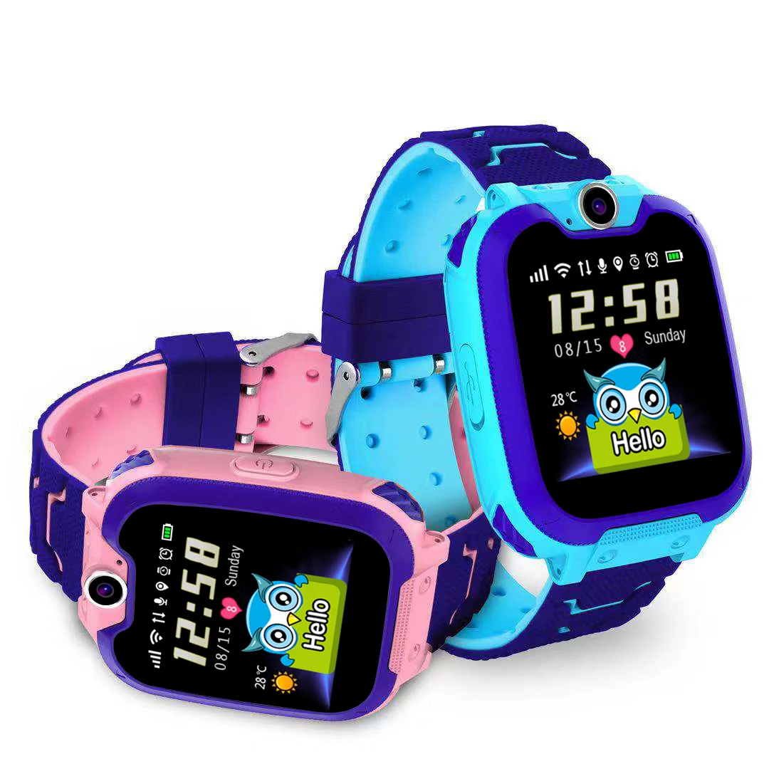 

hot sale Children Smartwatch Camera Baby Sos Tracker Anti Lost sim Bracelet Alarm Waterproof Phone Call Wrist Kids Smart Watch