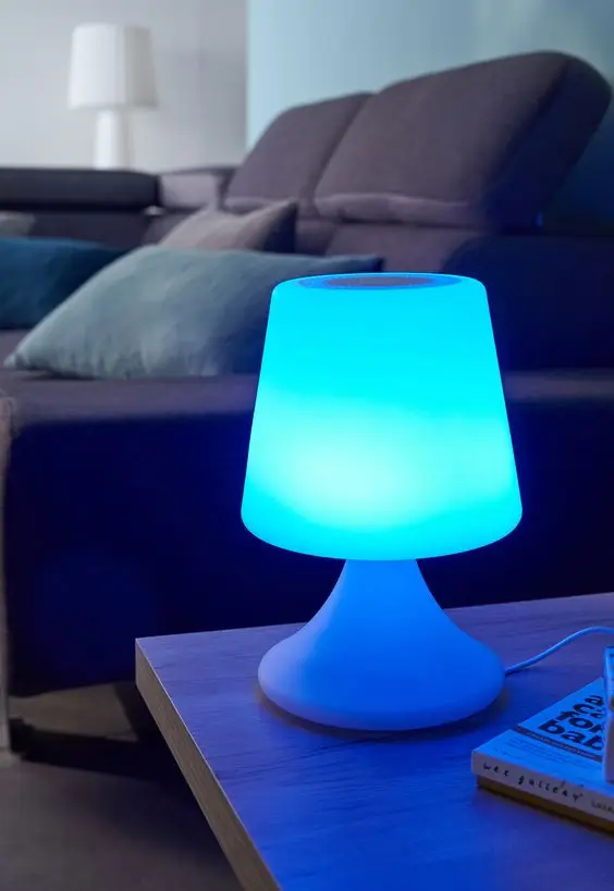 Glow Indoor Decorations Modern Battery Powered Bedroom Desk Led Bedside Reading Lamp Buy Led