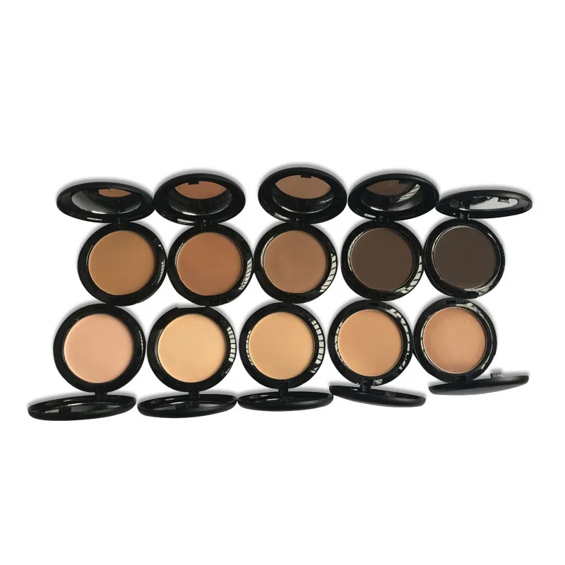 

High pigmented long lasting private label cream foundation palette dark skin color corrector high coverage concealer, 10 colors