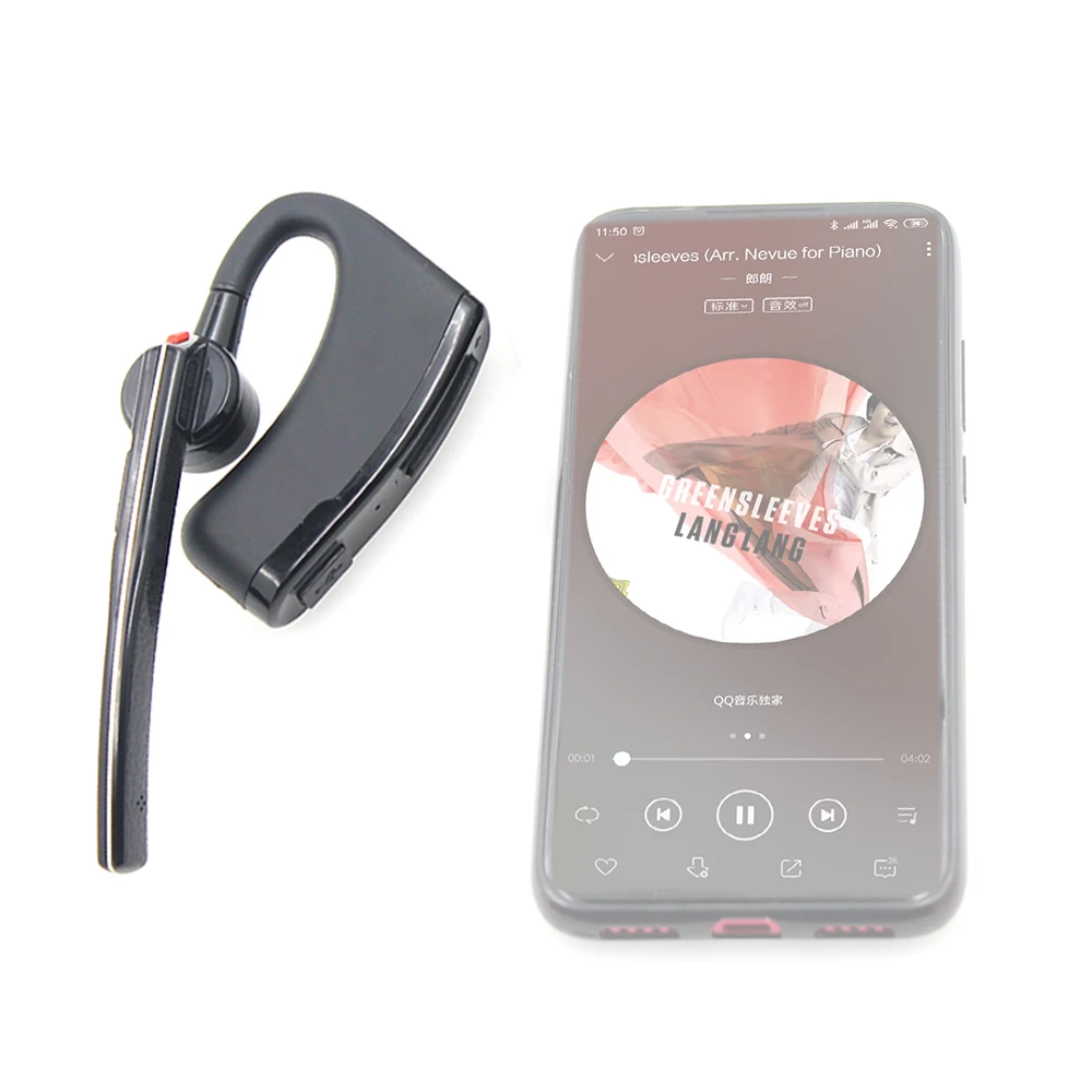 Walkie Talkie Handsfree Ptt Earpiece Wireless Headphone Headset For