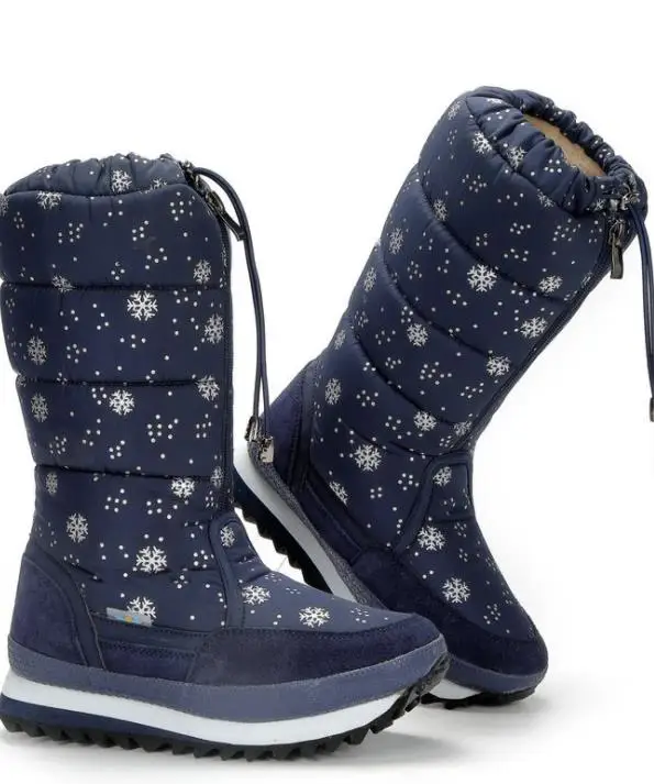 

Special offer wholesale winter fashion style breathable warm non-slip round toe ladies snow boots