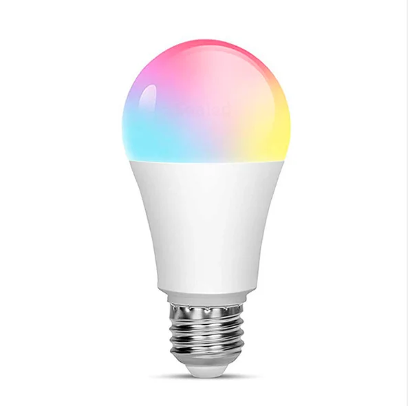 

WiFi Smart Led Bulb RGB Lamp Work with Alexa Google Home 85-265V RGBW Dimmable Timer Function Magic Bulb, Rgb+warm white +cool white