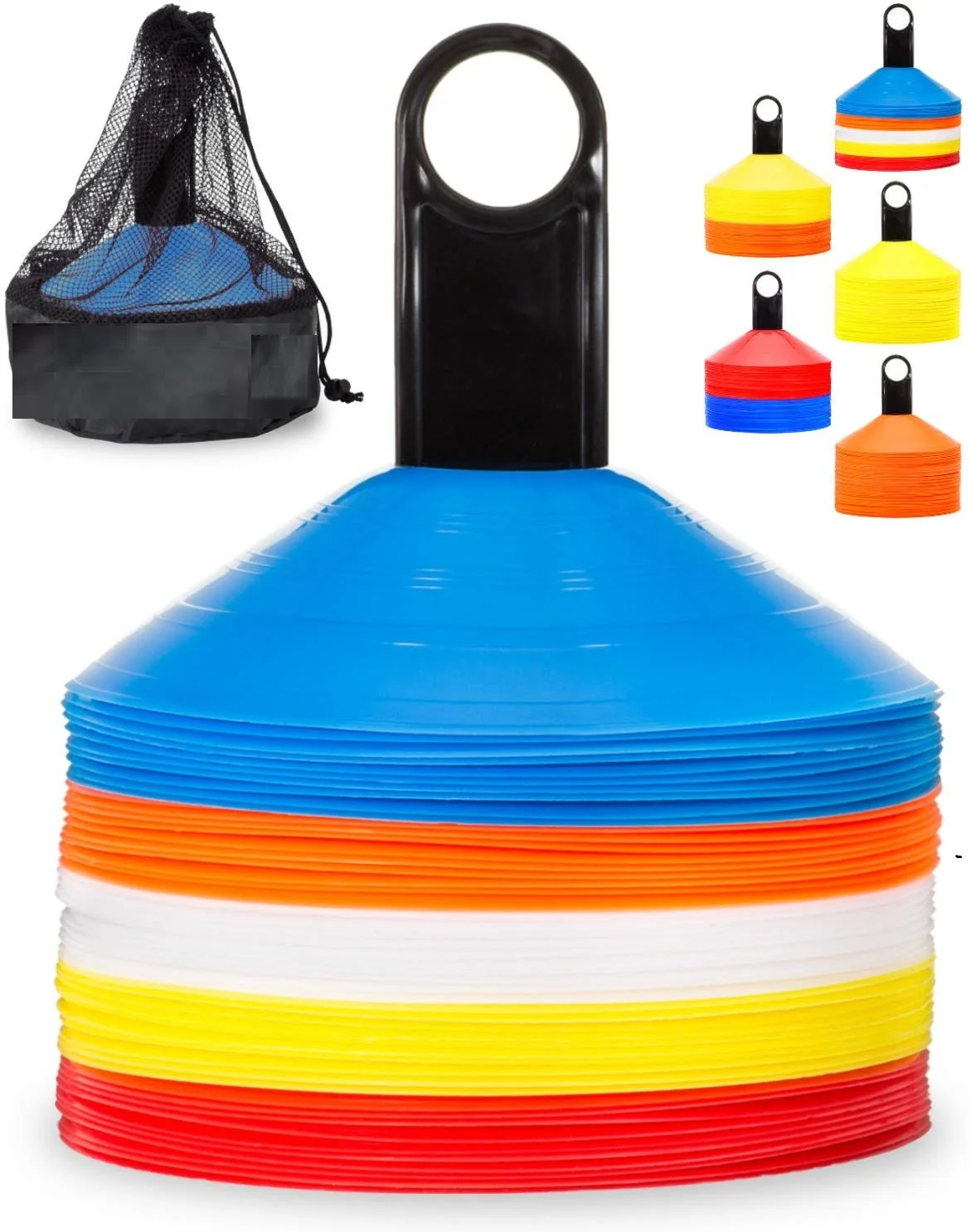 

CH1002 Hot Selling Plastic Football Soccer Marker Disc Agility Training Cones, Mix