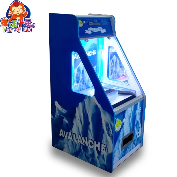 

Hot Sale Push Coins Game Machine For 1 Player Kids coin operated Push ball games, Customized color