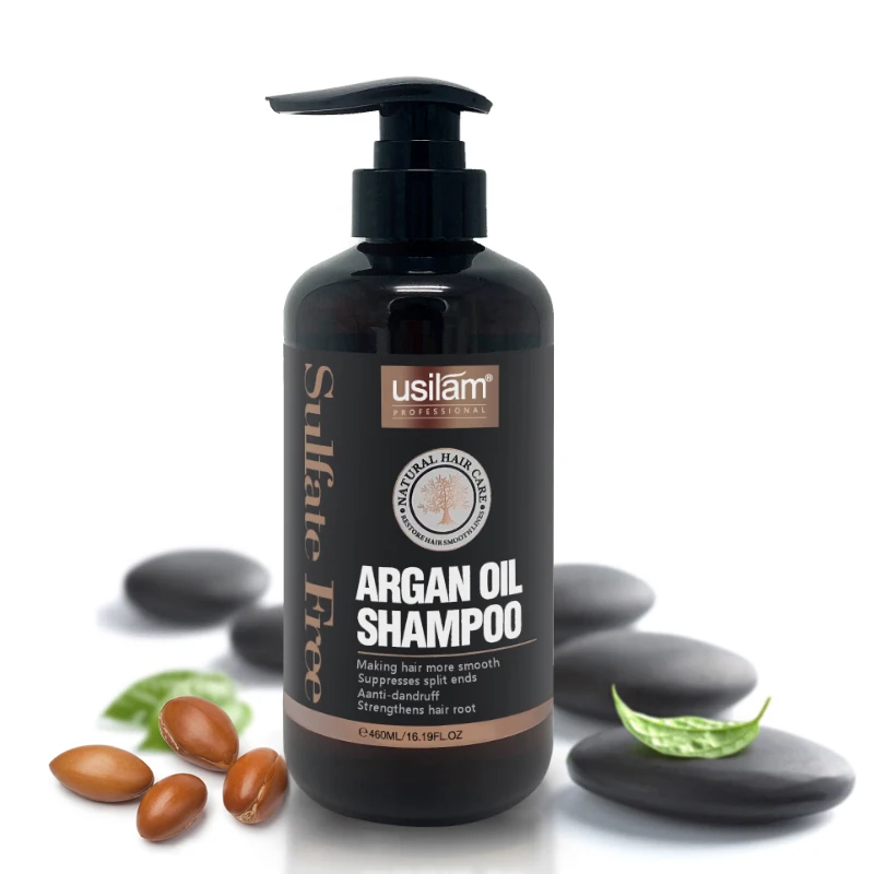 

Private Label morocco argan oil shampoo sulfate free hair shampoo supplier, Luxury dark yellow
